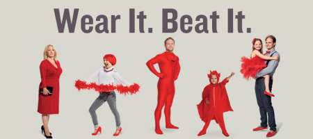 Wear Red 6th February for Wear It Beat It