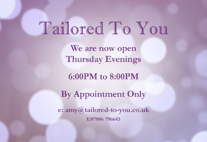 Wedding dressmaker Tailored To you Stapleford Nottingham Derby